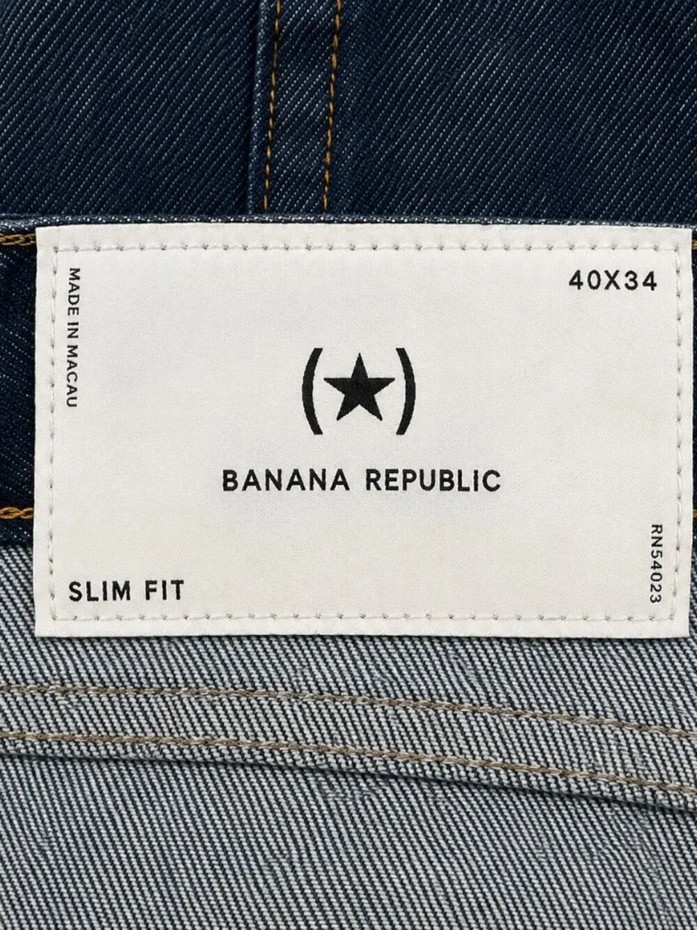 Banana Republic Men’s Slim Fit Jeans 40x34 Dark Indigo Blue